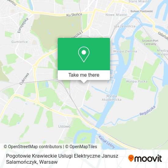 Pogotowie Krawieckie Uslugi Elektryczne Janusz Salamończyk map