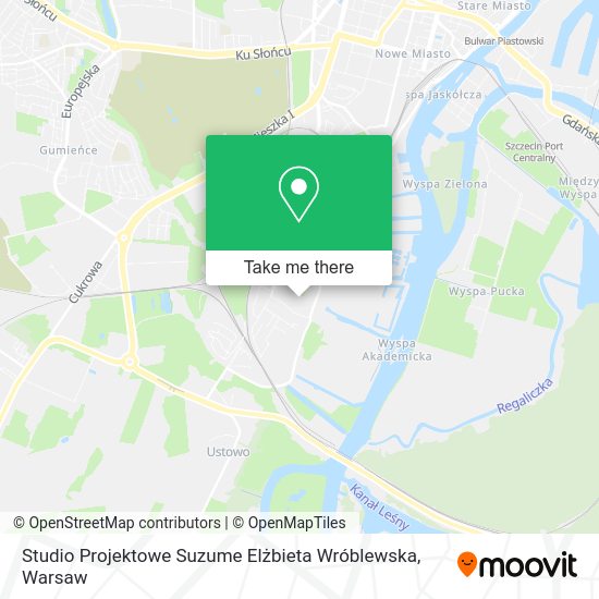 Studio Projektowe Suzume Elżbieta Wróblewska map