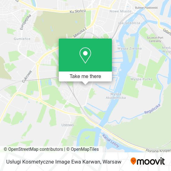 Usługi Kosmetyczne Image Ewa Karwan map