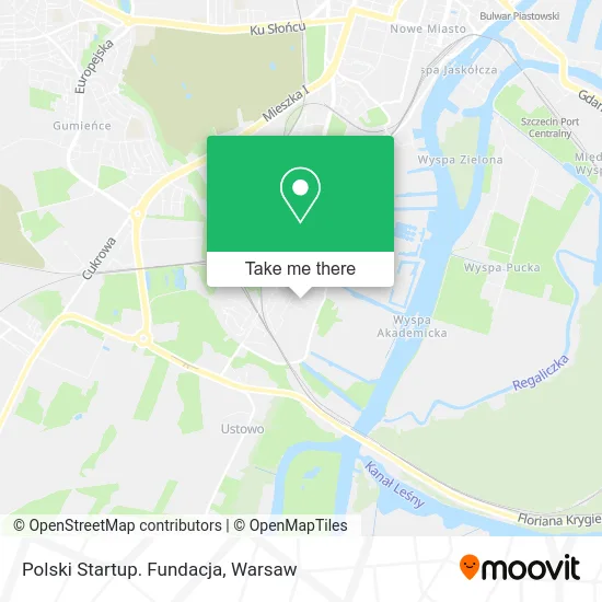 Карта Polski Startup. Fundacja