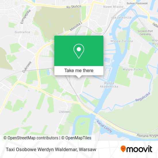 Taxi Osobowe Werdyn Waldemar map