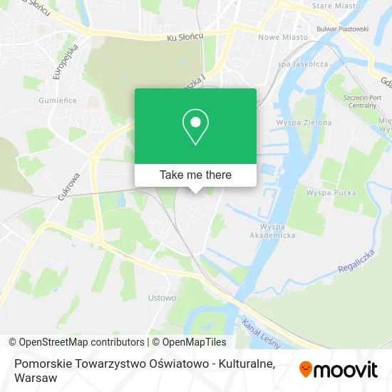 Карта Pomorskie Towarzystwo Oświatowo - Kulturalne