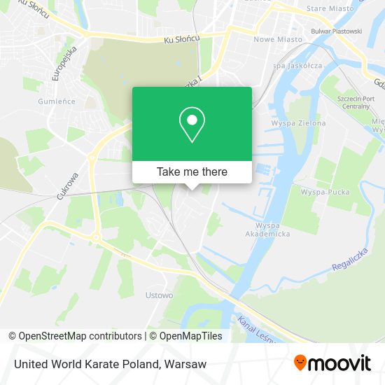 United World Karate Poland map