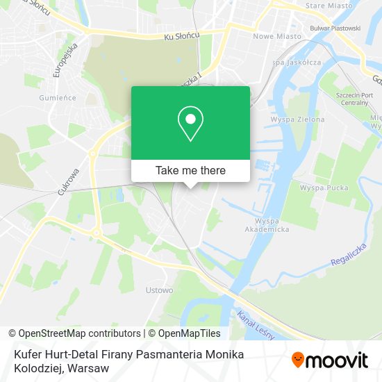 Kufer Hurt-Detal Firany Pasmanteria Monika Kolodziej map