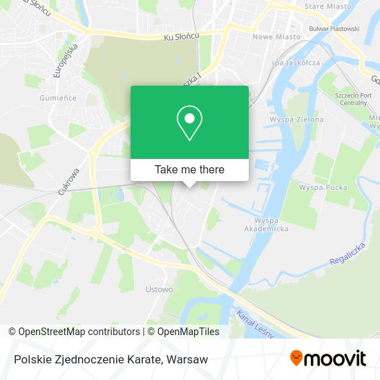 Polskie Zjednoczenie Karate map