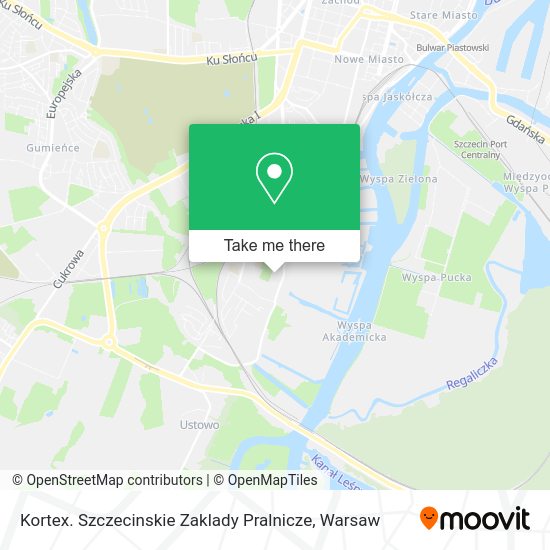 Kortex. Szczecinskie Zaklady Pralnicze map