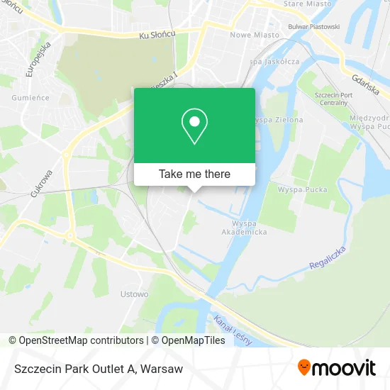 Szczecin Park Outlet A map
