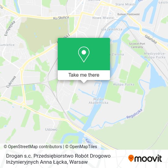 Drogan s.c. Przedsiębiorstwo Robót Drogowo Inżynieryjnych Anna Łącka map