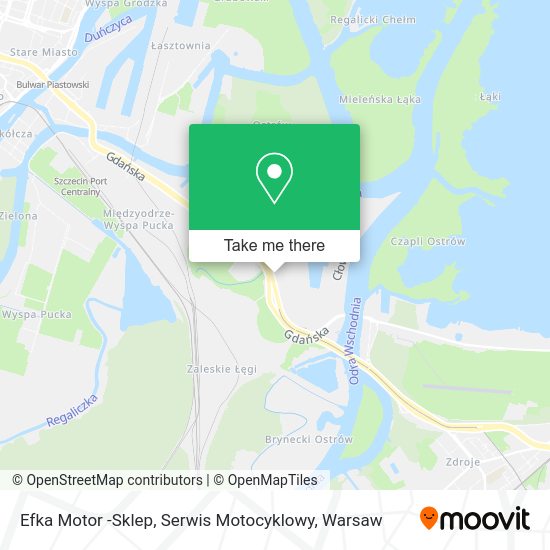 Efka Motor -Sklep, Serwis Motocyklowy map