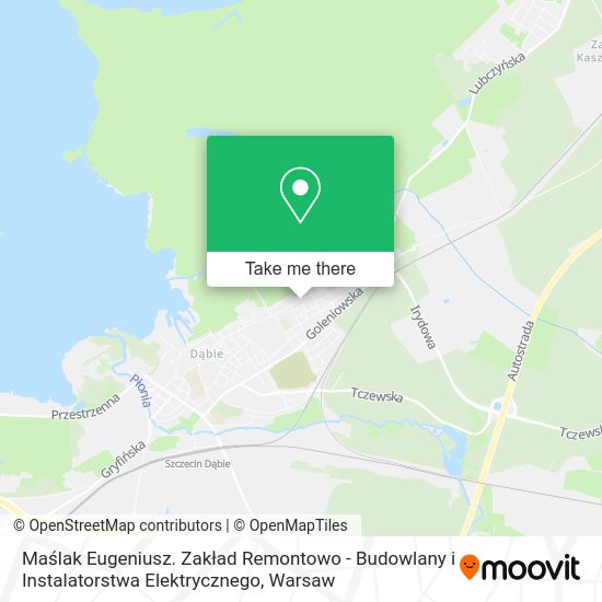 Maślak Eugeniusz. Zakład Remontowo - Budowlany i Instalatorstwa Elektrycznego map