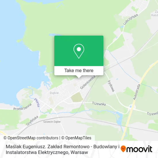 Maślak Eugeniusz. Zakład Remontowo - Budowlany i Instalatorstwa Elektrycznego map