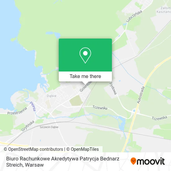 Карта Biuro Rachunkowe Akredytywa Patrycja Bednarz Streich