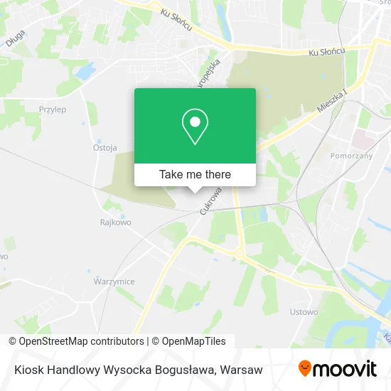 Карта Kiosk Handlowy Wysocka Bogusława