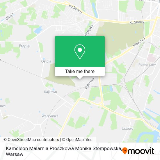 Kameleon Malarnia Proszkowa Monika Stempowska map