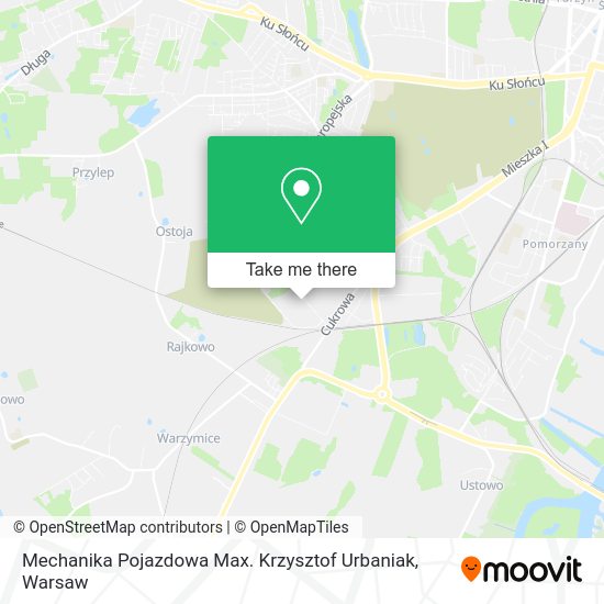 Mechanika Pojazdowa Max. Krzysztof Urbaniak map