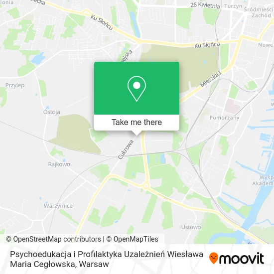 Карта Psychoedukacja i Profilaktyka Uzależnień Wiesława Maria Cegłowska