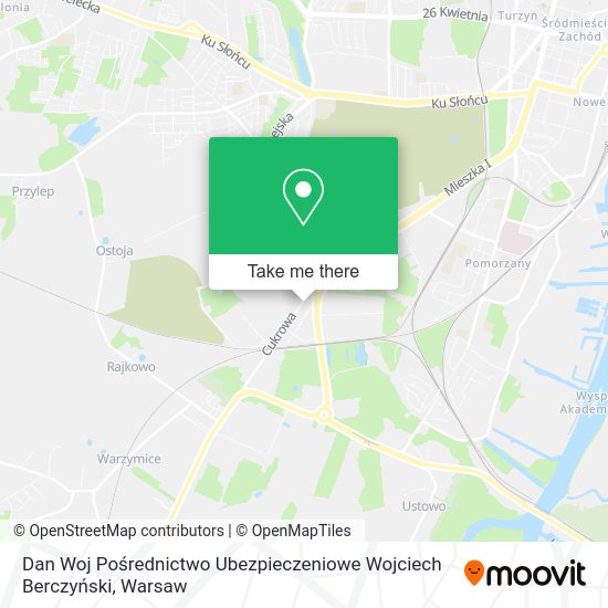 Dan Woj Pośrednictwo Ubezpieczeniowe Wojciech Berczyński map