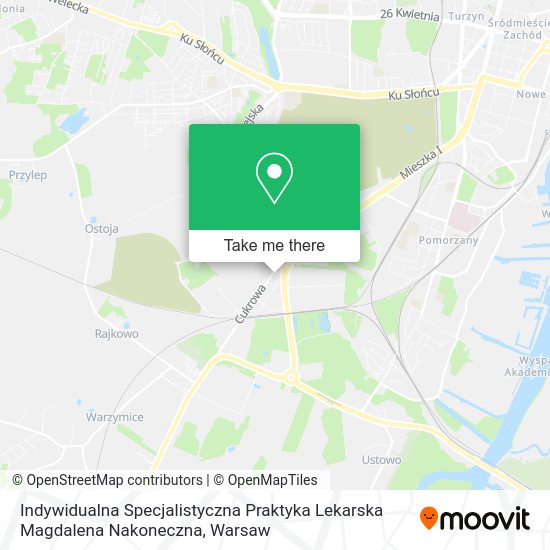 Indywidualna Specjalistyczna Praktyka Lekarska Magdalena Nakoneczna map