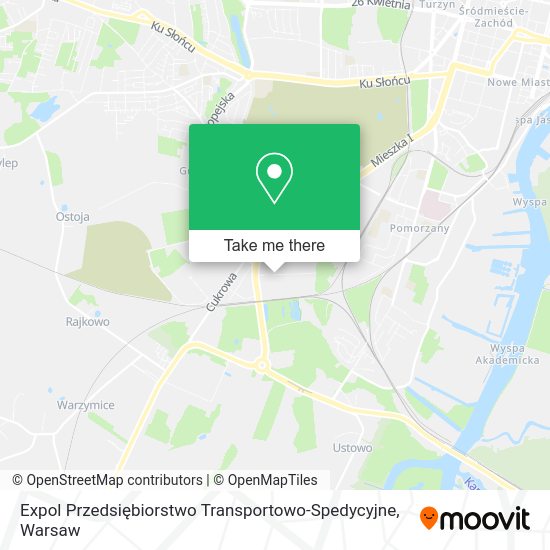 Expol Przedsiębiorstwo Transportowo-Spedycyjne map