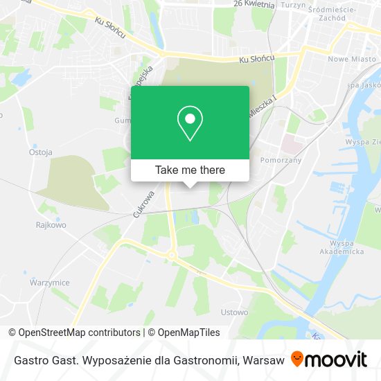 Gastro Gast. Wyposażenie dla Gastronomii map