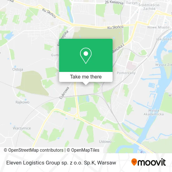 Карта Eleven Logistics Group sp. z o.o. Sp.K