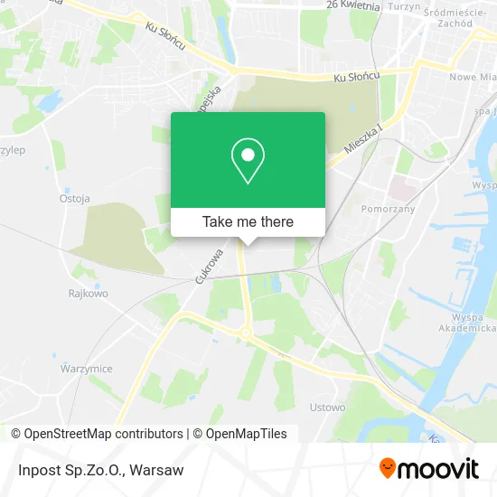 Inpost Sp.Zo.O. map
