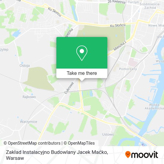 Zakład Instalacyjno Budowlany Jacek Maćko map