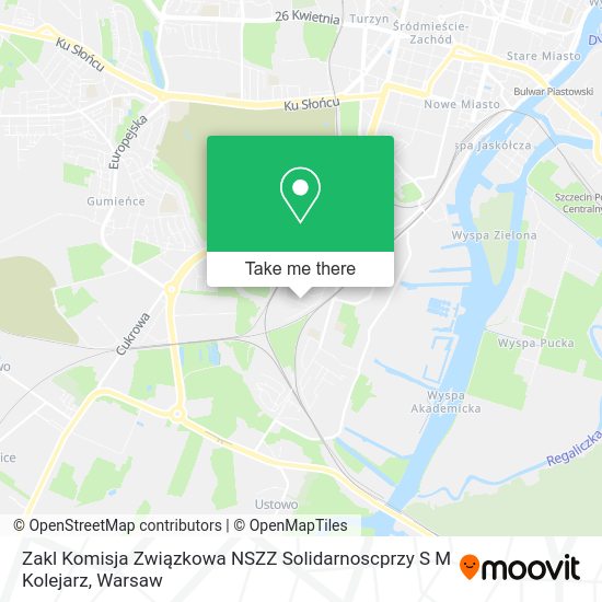 Zakl Komisja Związkowa NSZZ Solidarnoscprzy S M Kolejarz map