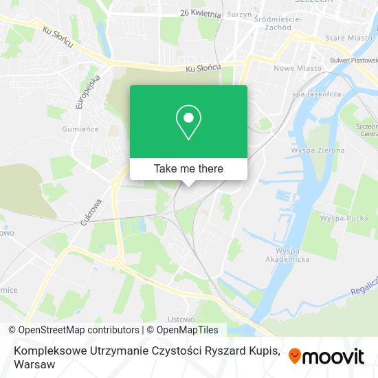 Карта Kompleksowe Utrzymanie Czystości Ryszard Kupis