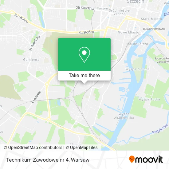 Карта Technikum Zawodowe nr 4