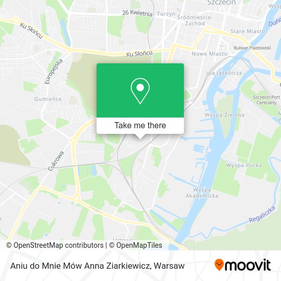 Aniu do Mnie Mów Anna Ziarkiewicz map