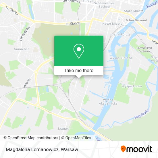 Magdalena Lemanowicz map