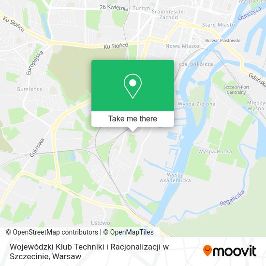 Карта Wojewódzki Klub Techniki i Racjonalizacji w Szczecinie