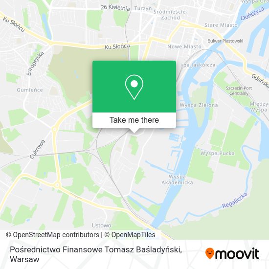 Pośrednictwo Finansowe Tomasz Baśladyński map