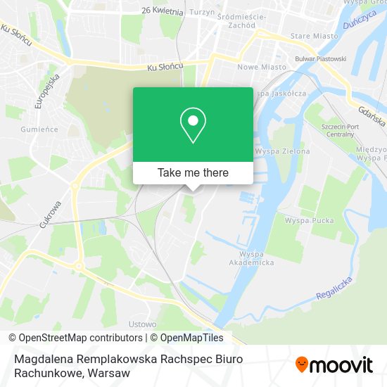 Карта Magdalena Remplakowska Rachspec Biuro Rachunkowe