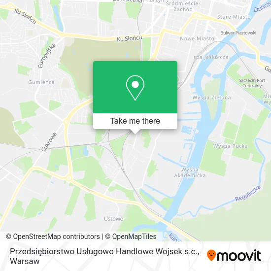 Карта Przedsiębiorstwo Usługowo Handlowe Wojsek s.c.