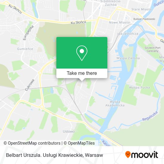 Belbart Urszula. Usługi Krawieckie map