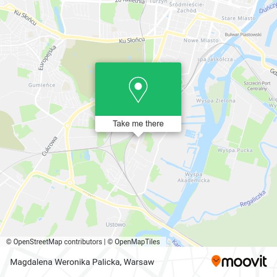 Magdalena Weronika Palicka map