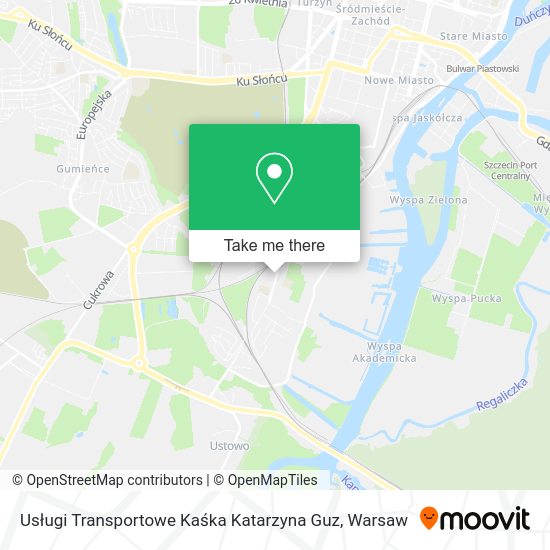 Usługi Transportowe Kaśka Katarzyna Guz map