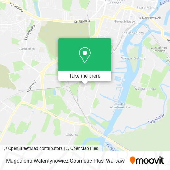 Карта Magdalena Walentynowicz Cosmetic Plus