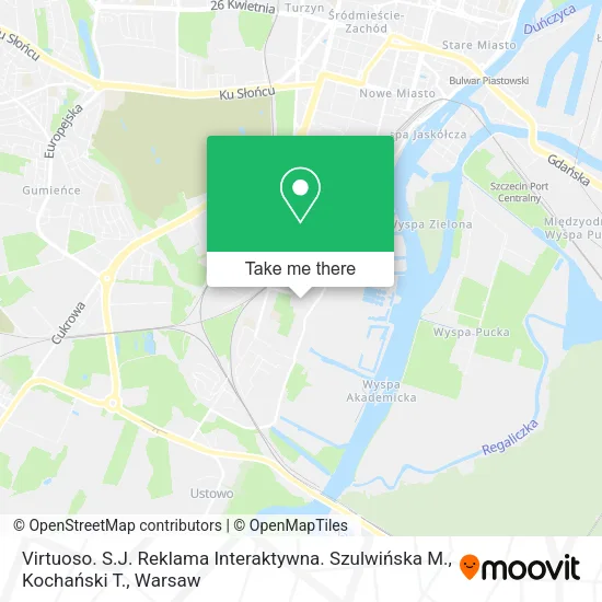 Virtuoso. S.J. Reklama Interaktywna. Szulwińska M., Kochański T. map