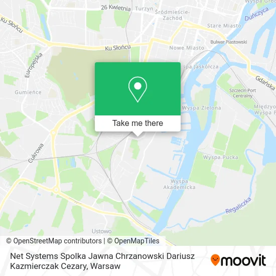 Карта Net Systems Spolka Jawna Chrzanowski Dariusz Kazmierczak Cezary