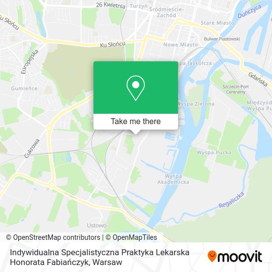 Indywidualna Specjalistyczna Praktyka Lekarska Honorata Fabiańczyk map