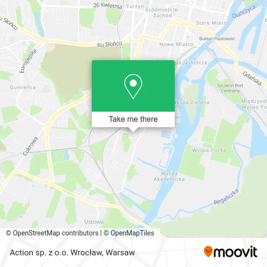 Карта Action sp. z o.o. Wrocław