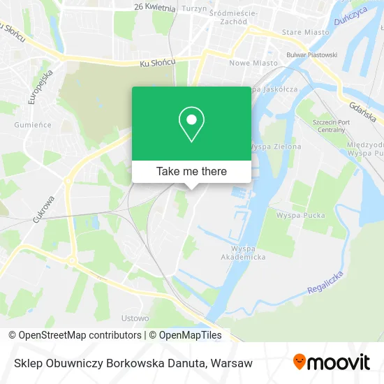 Sklep Obuwniczy Borkowska Danuta map