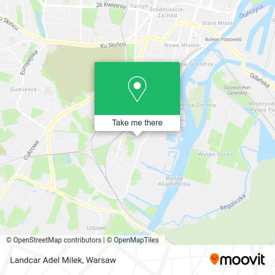 Landcar Adel Milek map
