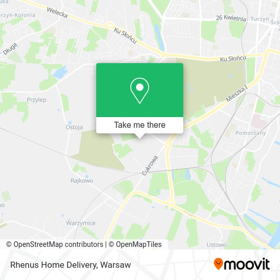 Rhenus Home Delivery map