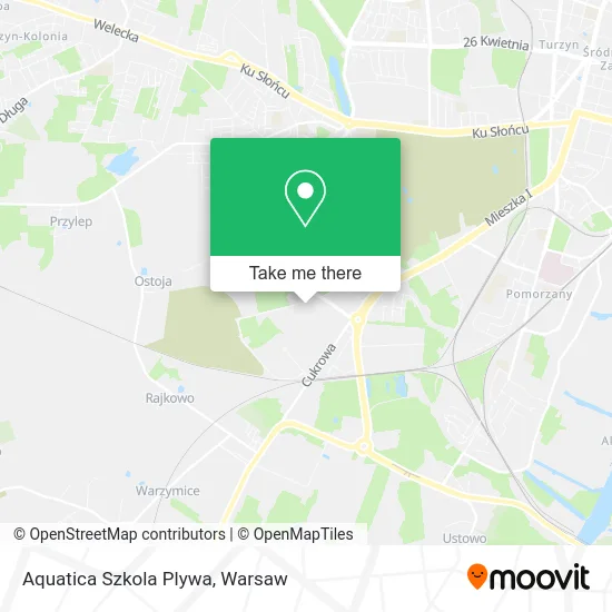 Карта Aquatica Szkola Plywa