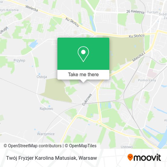 Twój Fryzjer Karolina Matusiak map