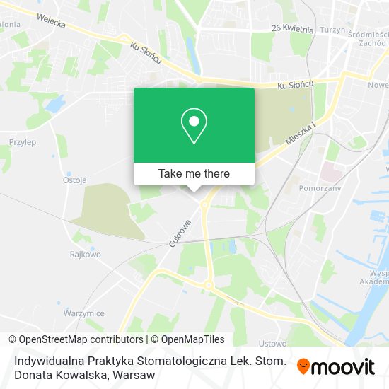 Indywidualna Praktyka Stomatologiczna Lek. Stom. Donata Kowalska map